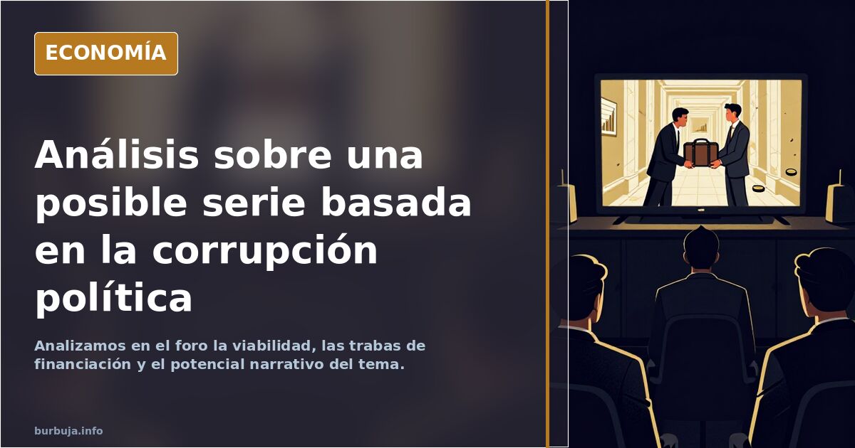 No sé a qué espera Netflix a crear una miniserie basada en las corruptelas del PSOE.