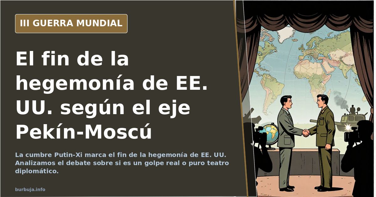 GOLPE DEMOLEDOR A OCCIDENTE! XI JINPING ADOPTA EL DISCURSO DE PUTIN Y SELLA LA MUERTE DE LA HEGEMONÍA DE EE. UU.