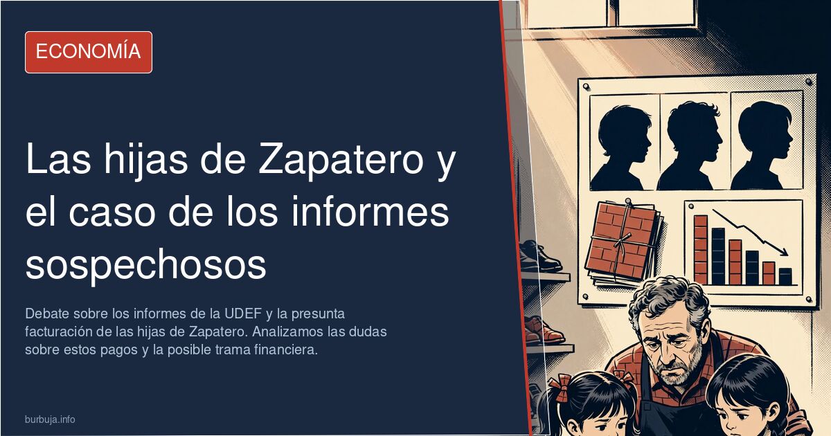 Debate sobre los informes de la UDEF y la presunta facturación de las hijas de Zapatero. Analizamos las dudas sobre estos pag