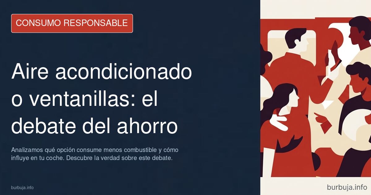 ¿Aire acondicionado o ventanillas bajas? Analizamos qué opción consume menos combustible y cómo influye en tu coche. Descubre
