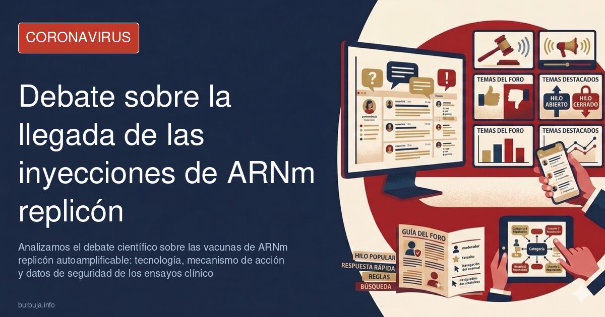 Analizamos el debate científico sobre las vacunas de ARNm replicón autoamplificable: tecnología, mecanismo de acción y datos 