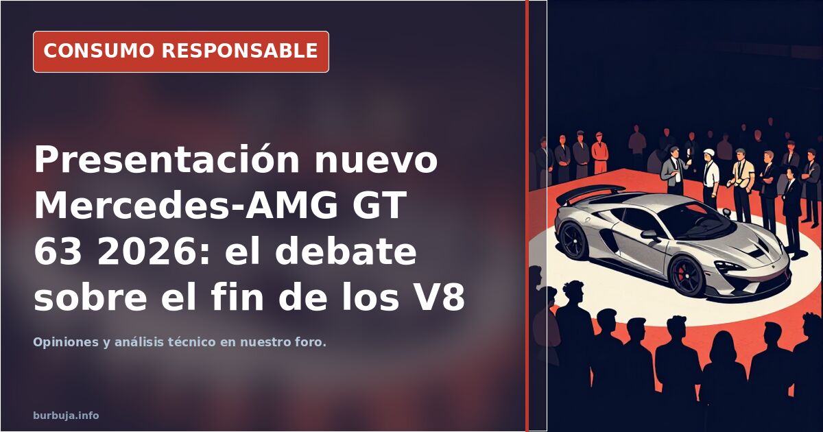 Presentación NUEVO Mercedes-AMG GT 63 2026: ¡1.160 CV, sonido V8 eléctrico y carga de 600 kW!