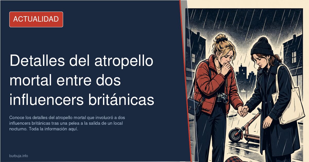 Conoce los detalles del atropello mortal que involucró a dos influencers británicas tras una pelea a la salida de un local no