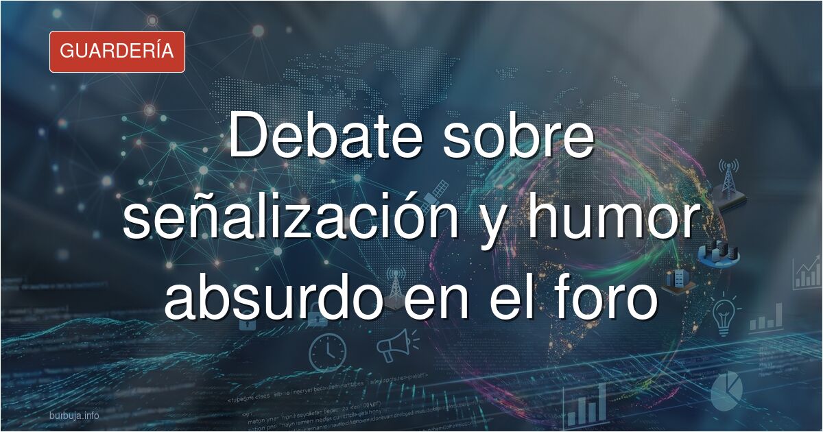 Debate satírico en la Guardería sobre señalización de vehículos que deriva en una reflexión sobre el cansancio vital y la sit