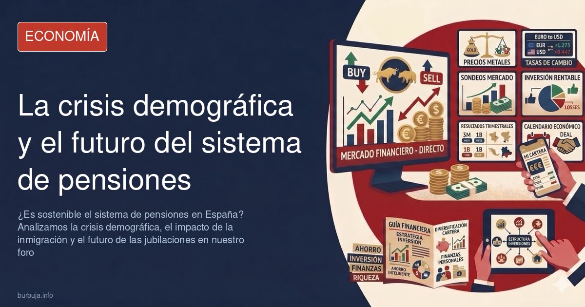 ¿Es sostenible el sistema de pensiones en España? Analizamos la crisis demográfica, el impacto de la inmigración y el futuro 