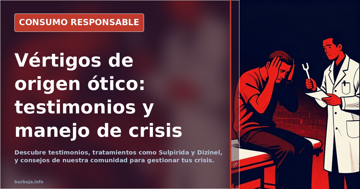 Tengo vértigos de origen ótico desde los 7 años