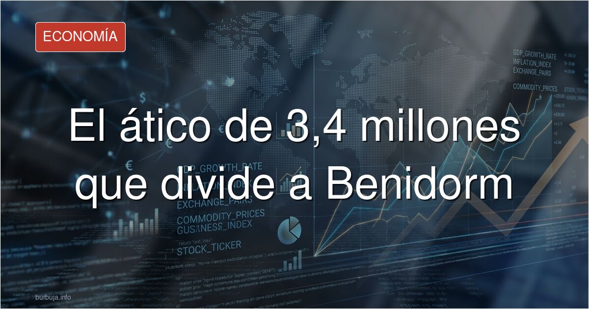 Un ático de 3,4 millones en Benidorm reabre el debate sobre el mercado inmobiliario de lujo y el modelo de rascacielos en Esp