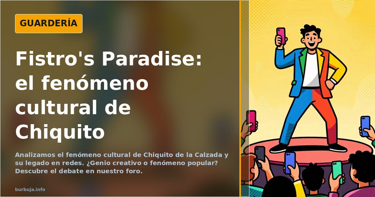 Fistro's Paradise. Vaya obra maestra.
