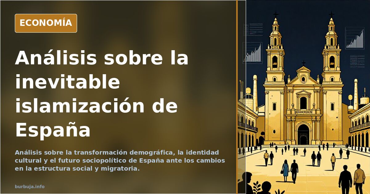Análisis sobre la transformación demográfica, la identidad cultural y el futuro sociopolítico de España ante los cambios en l