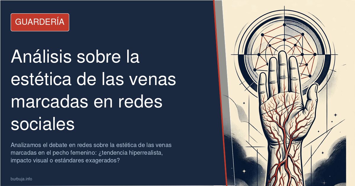 Analizamos el debate en redes sobre la estética de las venas marcadas en el pecho femenino: ¿tendencia hiperrealista, impacto