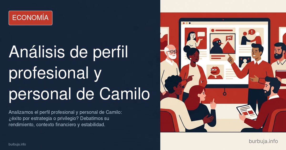 Analizamos el perfil profesional y personal de Camilo: ¿éxito por estrategia o privilegio? Debatimos su rendimiento, contexto