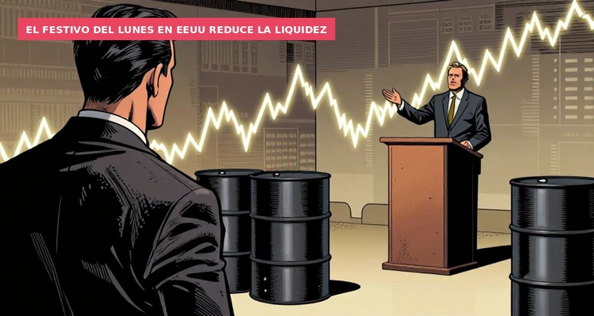 El festivo del lunes en EEUU reduce la liquidez
