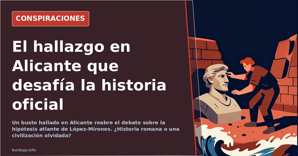 Descubierta estatua que confirma la hipótesis atlante de López-Mirones.