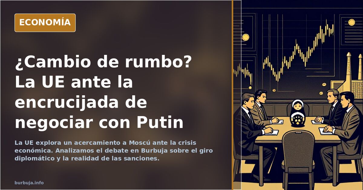 La UE explora un acercamiento a Moscú ante la crisis económica. Analizamos el debate en Burbuja sobre el giro diplomático y l