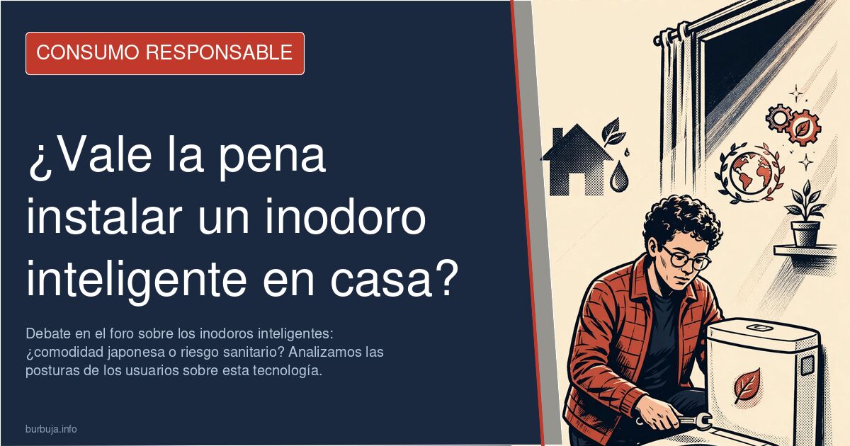 Debate en el foro sobre los inodoros inteligentes: ¿comodidad japonesa o riesgo sanitario? Analizamos las posturas de los usu
