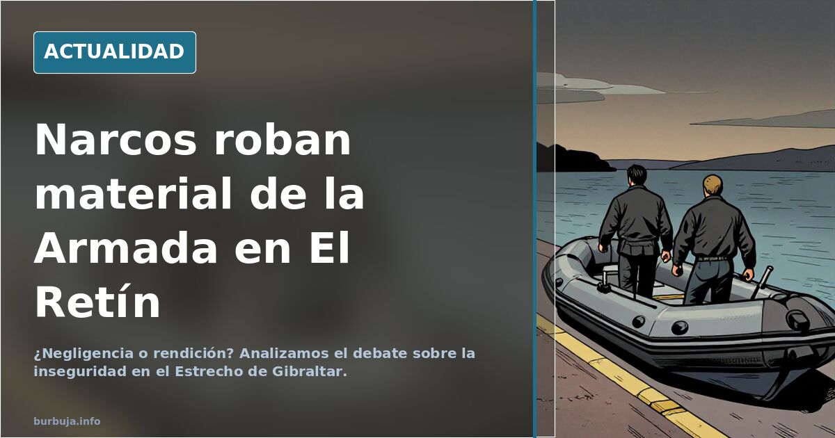 Narcos roban tres semirrígidas de la Armada durante unas maniobras en El Retín