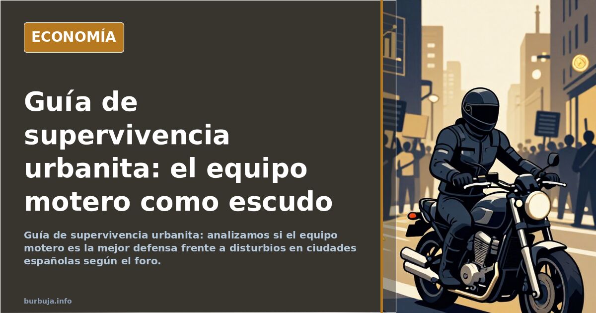 Guía de supervivencia urbanita para expañolitos promedio