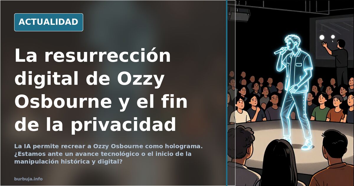 Ozzy Osbourne - Recrear a personas muertas por IA y hablar con ellas