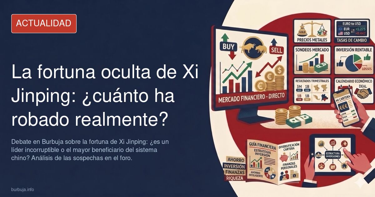 Debate en Burbuja sobre la fortuna de Xi Jinping: ¿es un líder incorruptible o el mayor beneficiario del sistema chino? Análi
