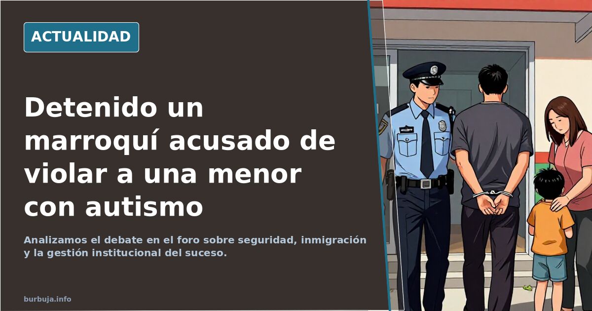 Detenido un marroquí acusado de violar a una menor con autismo en el aseo de un restaurante