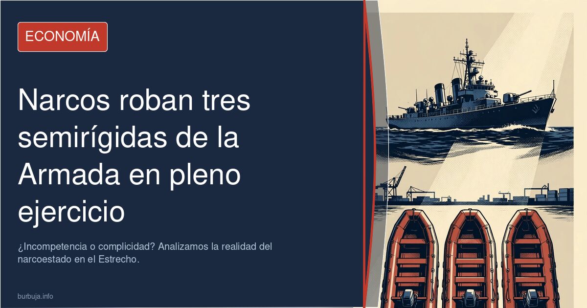 Narcos roban tres semirígidas de la Armada en pleno ejercicio. ¿Incompetencia o complicidad? Analizamos la realidad del narco