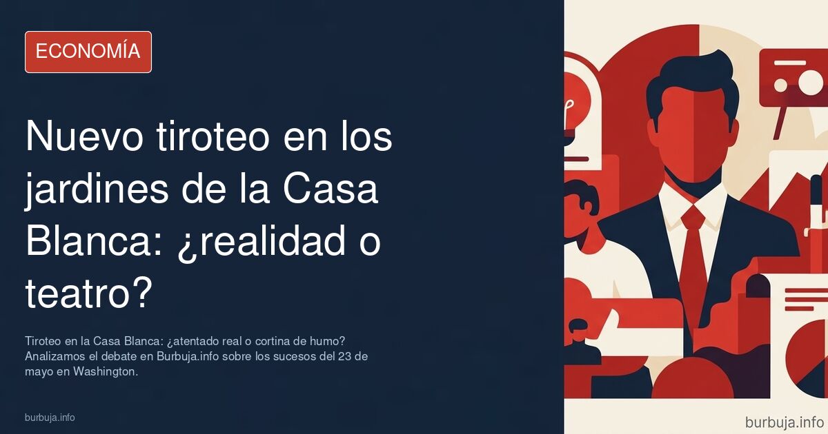 Tiroteo en la Casa Blanca: ¿atentado real o cortina de humo? Analizamos el debate en Burbuja.info sobre los sucesos del 23 de
