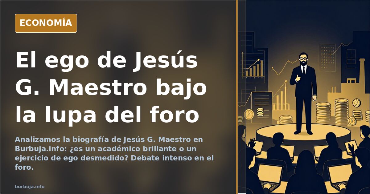 Esta es la BIOGRAFIA OFICIAL de Jesus G. Maestro ESCRITA POR EL MISMO en su Blog. Sinceramente ¿Detectais cosas anómalas que os sugieran algo extraño?