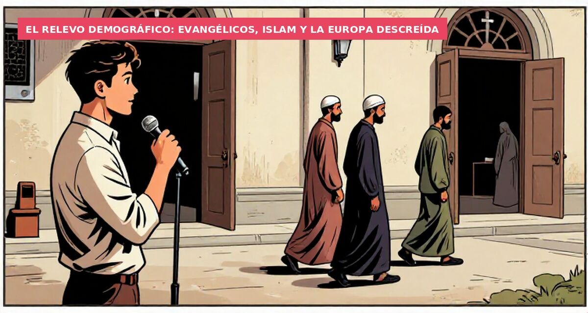 El relevo demográfico: evangélicos, islam y la Europa descreída