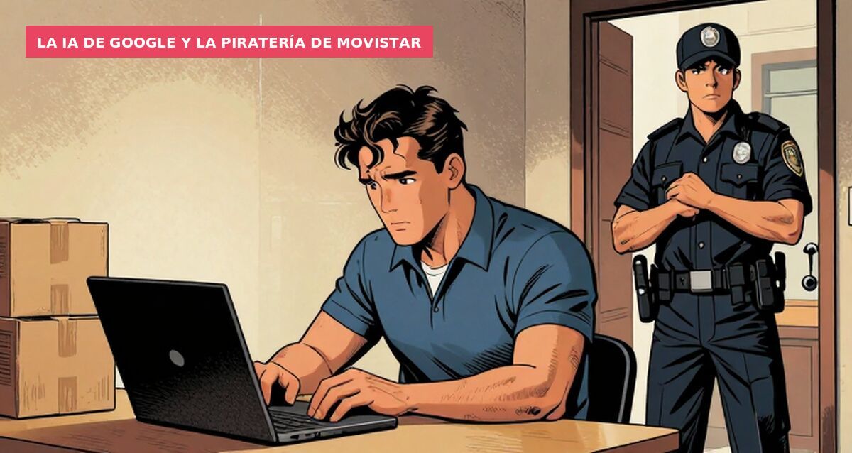 La IA de Google y la piratería de Movistar