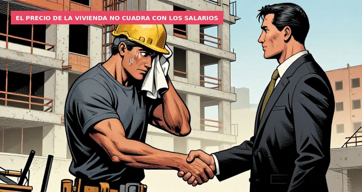El precio de la vivienda no cuadra con los salarios