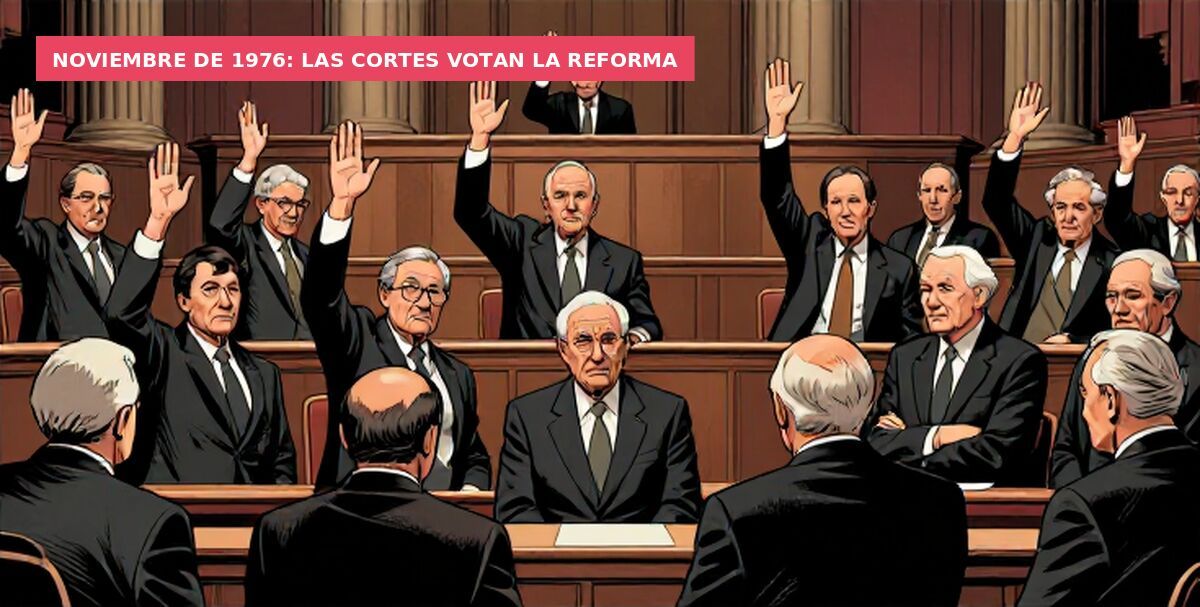 Noviembre de 1976: las Cortes votan la reforma
