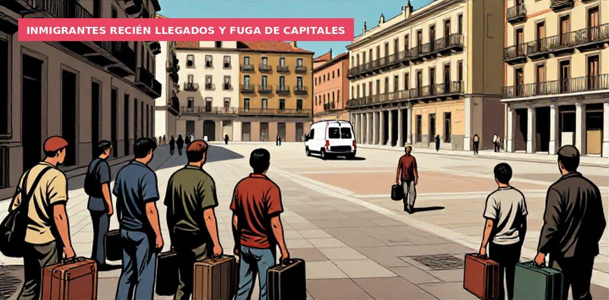 Inmigrantes recién llegados y fuga de capitales