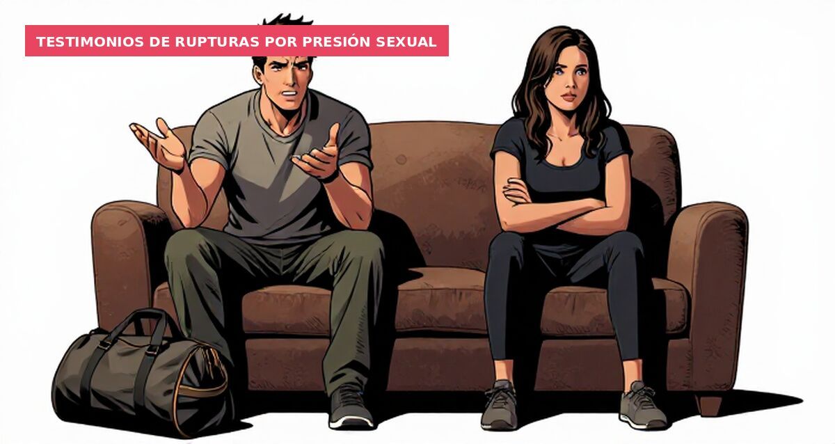 Testimonios de rupturas por presión sexual