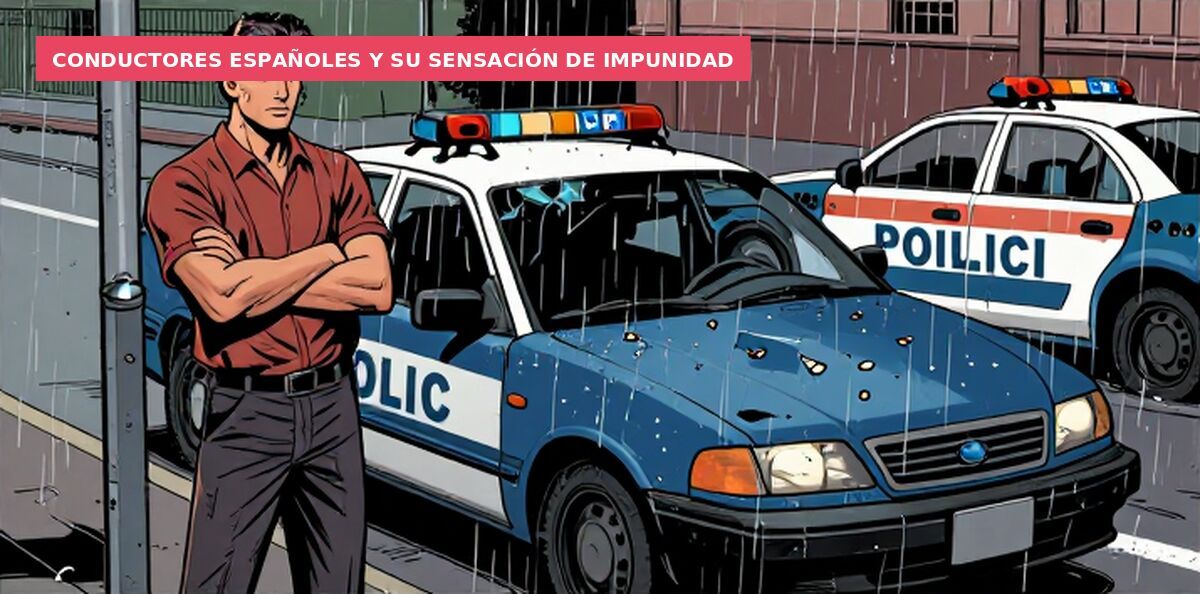 Conductores españoles y su sensación de impunidad