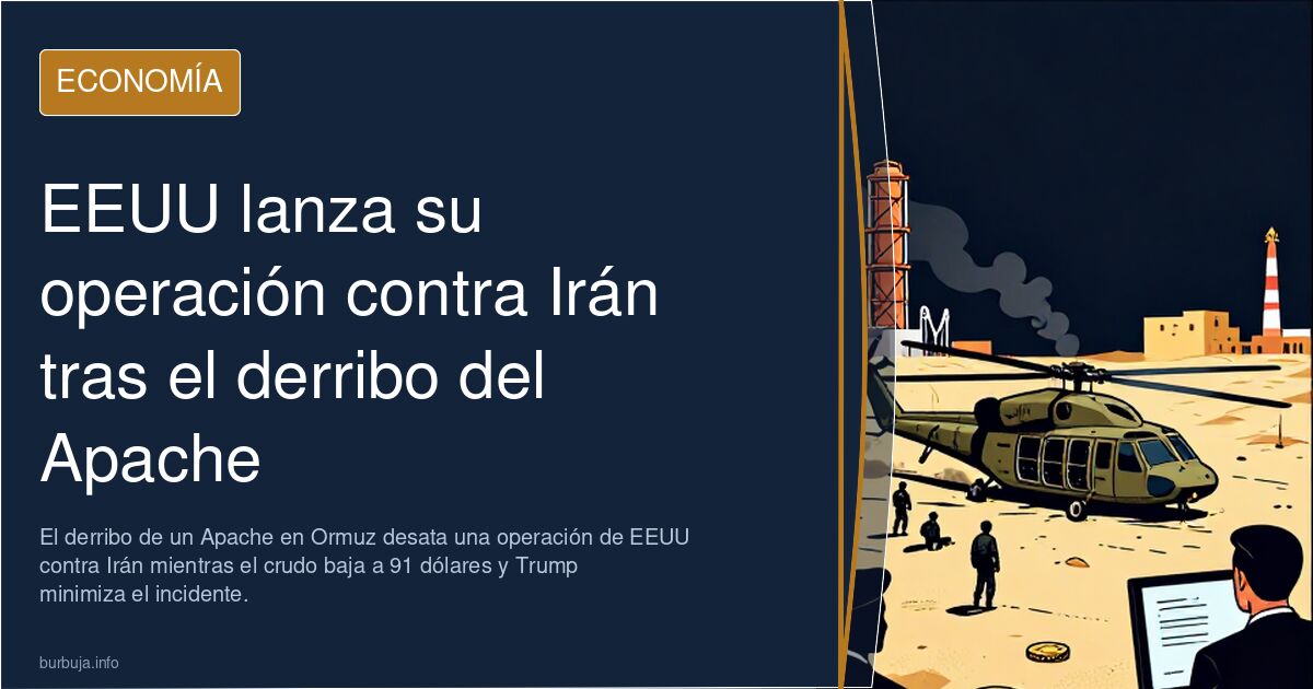 EEUU lanza su operación contra Irán tras el derribo del Apache