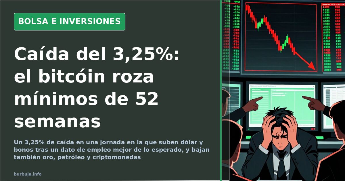 Nasdaq Plunges Nearly 5%, Bitcoin Nears 52-Week Lows