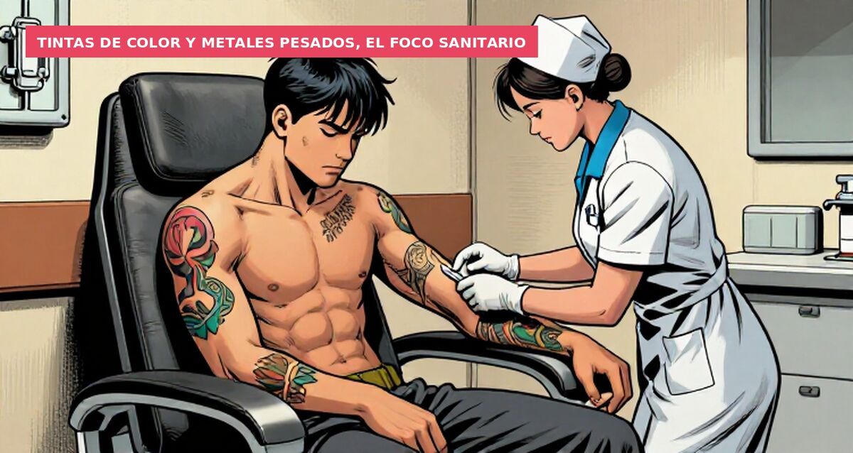 Tintas de color y metales pesados, el foco sanitario