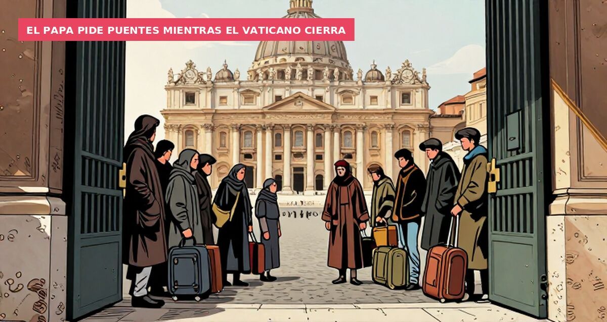 El Papa pide puentes mientras el Vaticano cierra