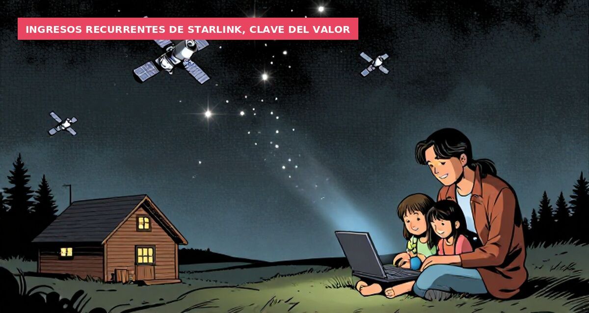 Ingresos recurrentes de Starlink, clave del valor