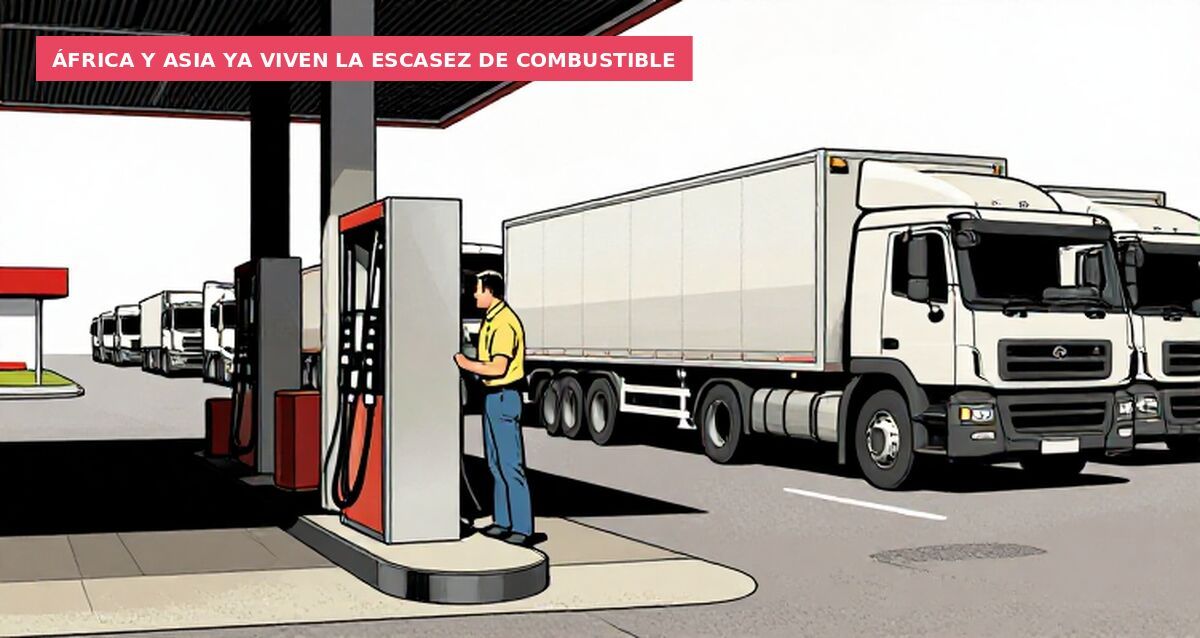 África y Asia ya viven la escasez de combustible