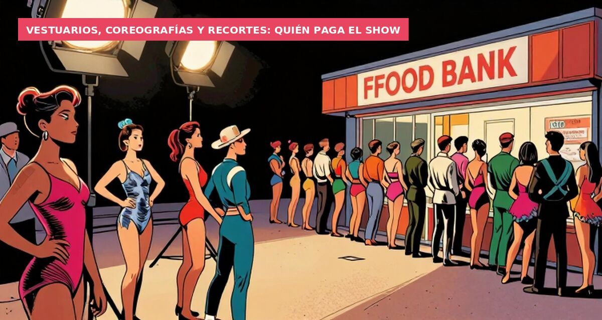Vestuarios, coreografías y recortes: quién paga el show