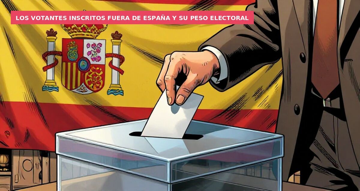 Los votantes inscritos fuera de España y su peso electoral