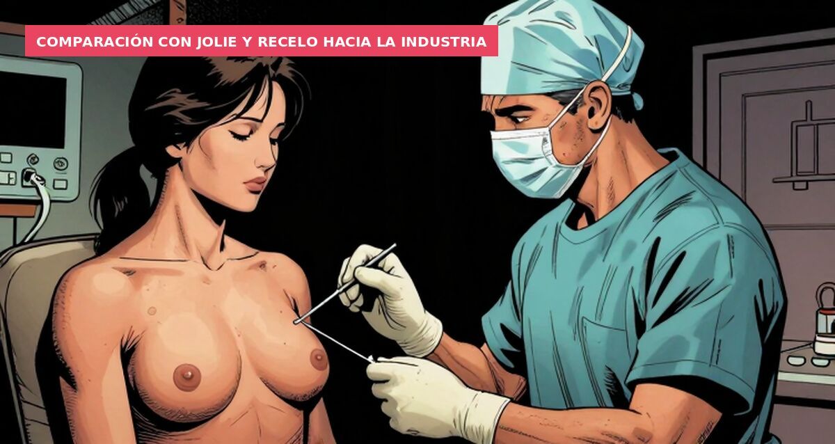 Comparación con Jolie y recelo hacia la industria