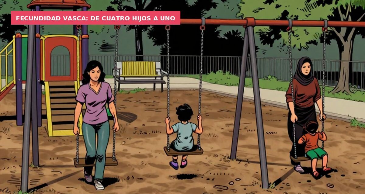 Fecundidad vasca: de cuatro hijos a uno