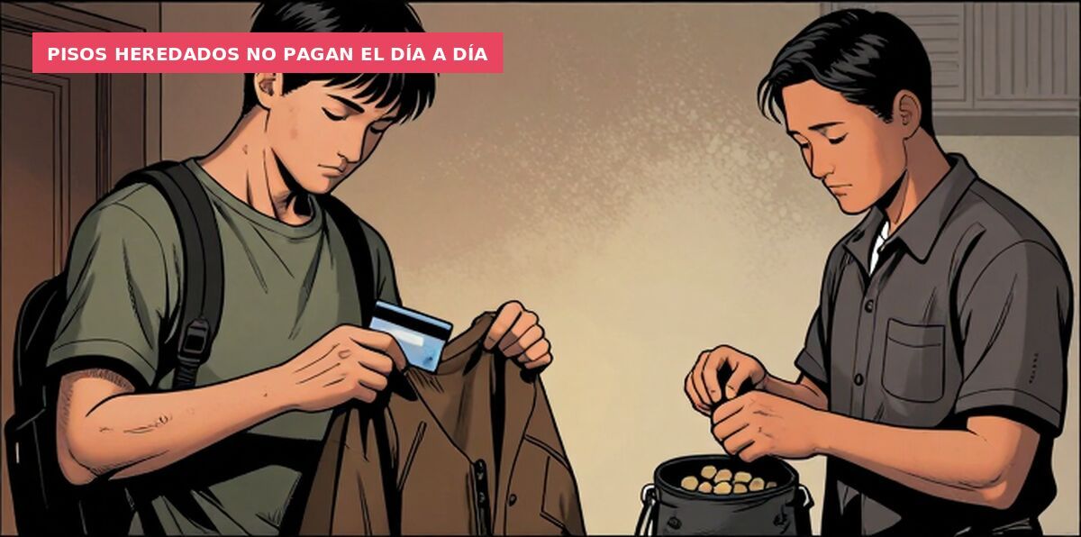 Pisos heredados no pagan el día a día