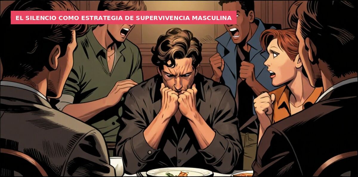 El silencio como estrategia de supervivencia masculina