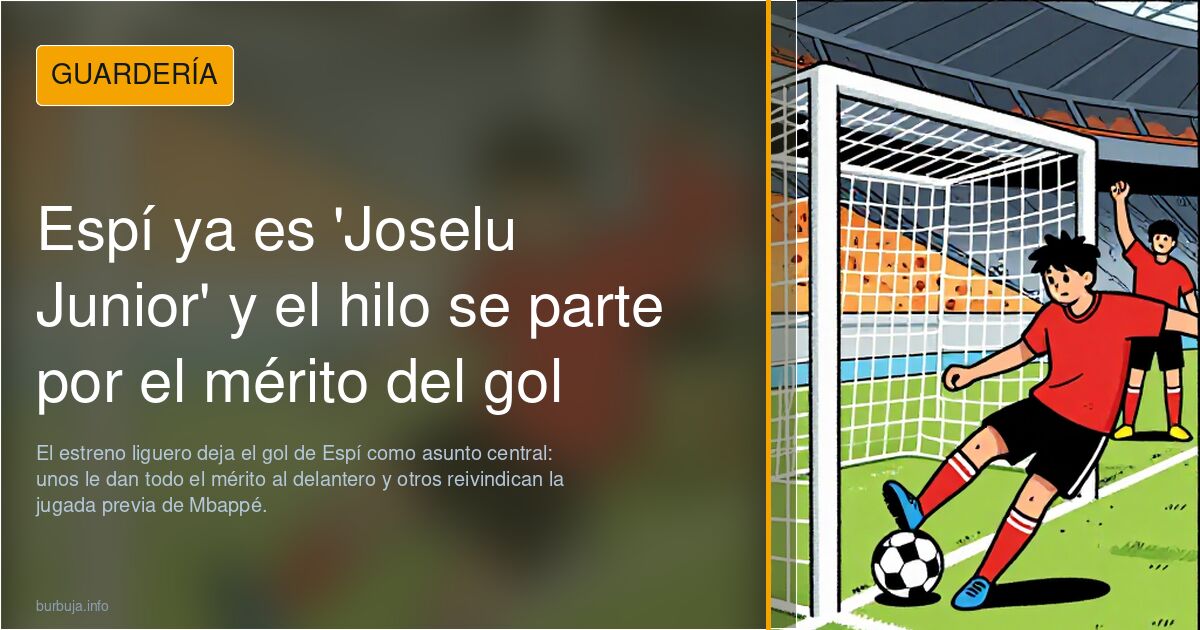 Espí ya es 'Joselu Junior' y el hilo se parte por el mérito del gol