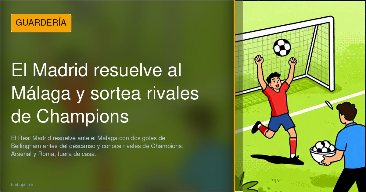 El Madrid resuelve al Málaga y sortea rivales de Champions