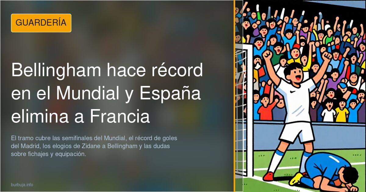 Bellingham hace récord en el Mundial y España elimina a Francia