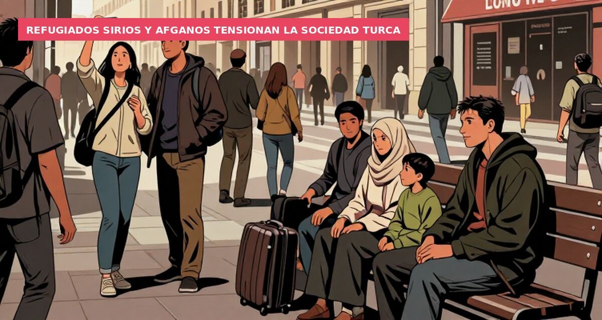 Refugiados sirios y afganos tensionan la sociedad turca